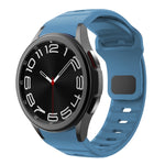 Dây đồng hồ silicone vân sóng khóa ngược, dành cho Samsung Galaxy Watch 7 / 6 / 5 / 4