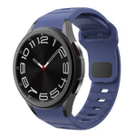 Dây đồng hồ silicone vân sóng khóa ngược, dành cho Samsung Galaxy Watch 7 / 6 / 5 / 4