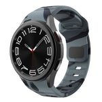 Dây đồng hồ silicone vân sóng khóa ngược, dành cho Samsung Galaxy Watch 7 / 6 / 5 / 4