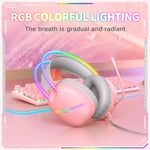 Tai nghe chơi game thể thao điện tử ONIKUMA X33 gắn đầu với đèn RGB, chiều dài cáp: 2m, X33