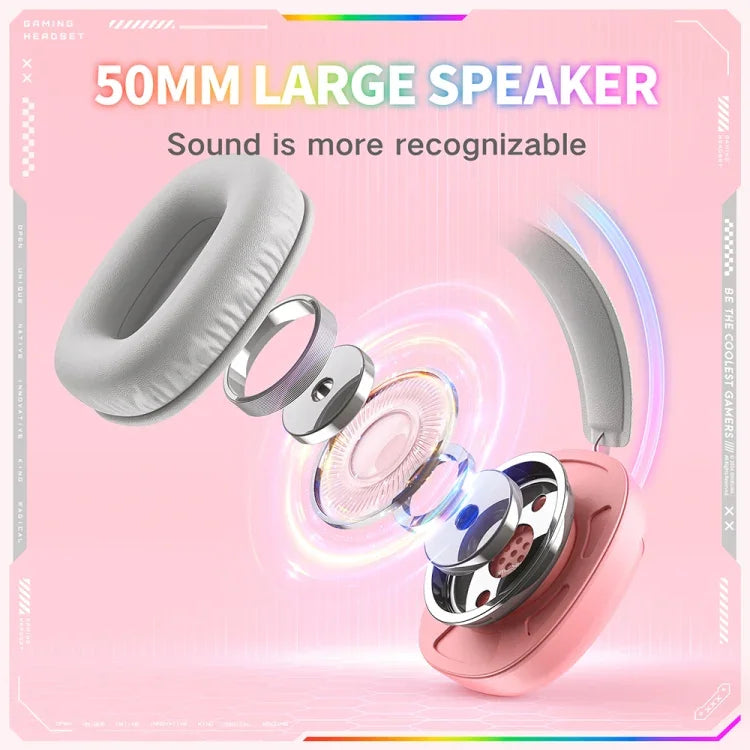 Tai nghe chơi game thể thao điện tử ONIKUMA X33 gắn đầu với đèn RGB, chiều dài cáp: 2m, X33