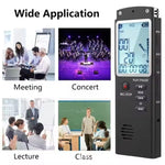 Máy ghi âm giảm tiếng ồn HD thông minh T60, máy nghe nhạc MP3, T60