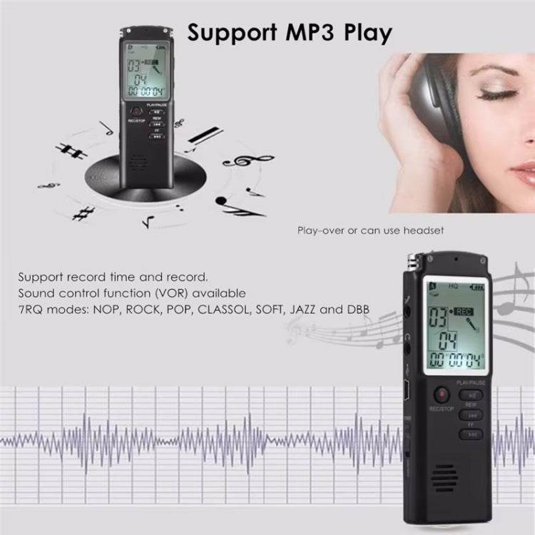 Máy ghi âm giảm tiếng ồn HD thông minh T60, máy nghe nhạc MP3, T60