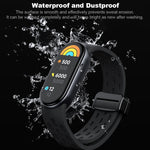 Magnetic Folding Buckle Silicone Watch Band, For Xiaomi Smart Band 9