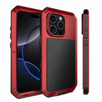 Ốp lưng điện thoại kim loại RedPepper chống ba lớp, dành cho iPhone 17 Pro Max, iPhone 17 Pro, iPhone 17, iPhone Air, iPhone 16 Pro Max, iPhone 16 Pro, iPhone 16 Plus, iPhone 16