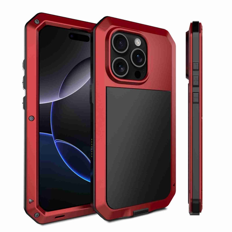 Ốp lưng điện thoại kim loại RedPepper chống ba lớp, dành cho iPhone 17 Pro Max, iPhone 17 Pro, iPhone 17, iPhone Air, iPhone 16 Pro Max, iPhone 16 Pro, iPhone 16 Plus, iPhone 16