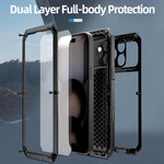 Ốp lưng điện thoại kim loại RedPepper chống ba lớp, dành cho iPhone 17 Pro Max, iPhone 17 Pro, iPhone 17, iPhone Air, iPhone 16 Pro Max, iPhone 16 Pro, iPhone 16 Plus, iPhone 16