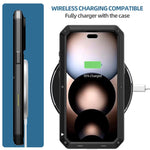 Ốp lưng điện thoại kim loại RedPepper chống ba lớp, dành cho iPhone 17 Pro Max, iPhone 17 Pro, iPhone 17, iPhone Air, iPhone 16 Pro Max, iPhone 16 Pro, iPhone 16 Plus, iPhone 16