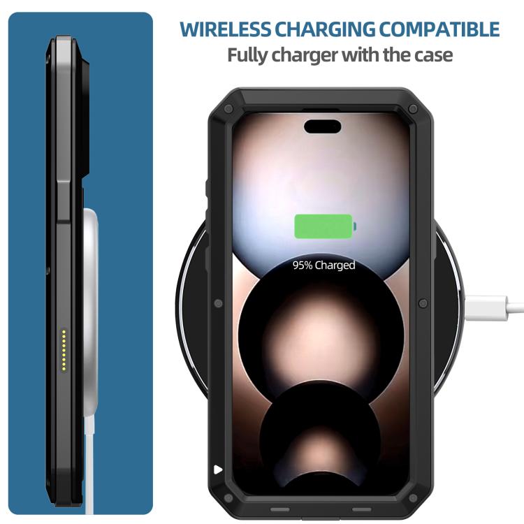 Ốp lưng điện thoại kim loại RedPepper chống ba lớp, dành cho iPhone 17 Pro Max, iPhone 17 Pro, iPhone 17, iPhone Air, iPhone 16 Pro Max, iPhone 16 Pro, iPhone 16 Plus, iPhone 16