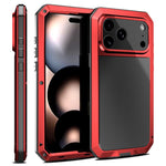 Ốp lưng điện thoại kim loại RedPepper chống ba lớp, dành cho iPhone 17 Pro Max, iPhone 17 Pro, iPhone 17, iPhone Air, iPhone 16 Pro Max, iPhone 16 Pro, iPhone 16 Plus, iPhone 16