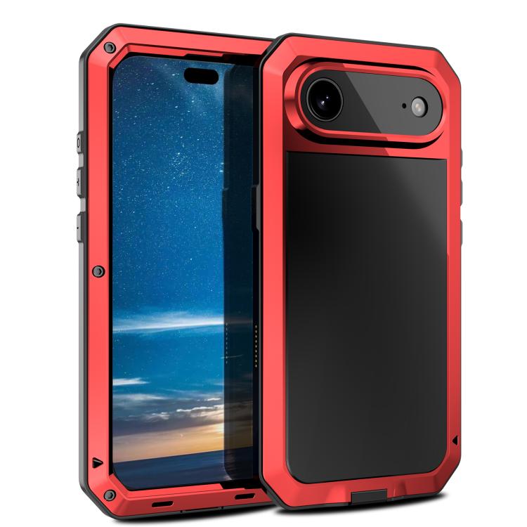 Ốp lưng điện thoại kim loại RedPepper chống ba lớp, dành cho iPhone 17 Pro Max, iPhone 17 Pro, iPhone 17, iPhone Air, iPhone 16 Pro Max, iPhone 16 Pro, iPhone 16 Plus, iPhone 16