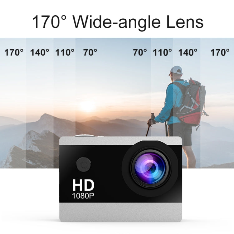 Camera hành động góc rộng màn hình IPS HD 2.0 inch
