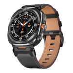 Dây đồng hồ da phong cách Mecha, Dành cho Samsung Galaxy Watch Ultra 47mm / Ultra 2025