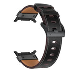 Dây đồng hồ da phong cách Mecha, Dành cho Samsung Galaxy Watch Ultra 47mm / Ultra 2025
