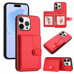 Ốp lưng điện thoại chống trộm RFID dạng túi đựng thẻ có nút bấm, dành cho iPhone 17 Pro Max, iPhone 17 Pro, iPhone 17, iPhone Air, iPhone 16 Pro Max, iPhone 16 Pro, iPhone 16 Plus, iPhone 16