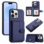 Ốp lưng điện thoại chống trộm RFID dạng túi đựng thẻ có nút bấm, dành cho iPhone 17 Pro Max, iPhone 17 Pro, iPhone 17, iPhone Air, iPhone 16 Pro Max, iPhone 16 Pro, iPhone 16 Plus, iPhone 16