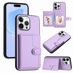 Ốp lưng điện thoại chống trộm RFID dạng túi đựng thẻ có nút bấm, dành cho iPhone 17 Pro Max, iPhone 17 Pro, iPhone 17, iPhone Air, iPhone 16 Pro Max, iPhone 16 Pro, iPhone 16 Plus, iPhone 16
