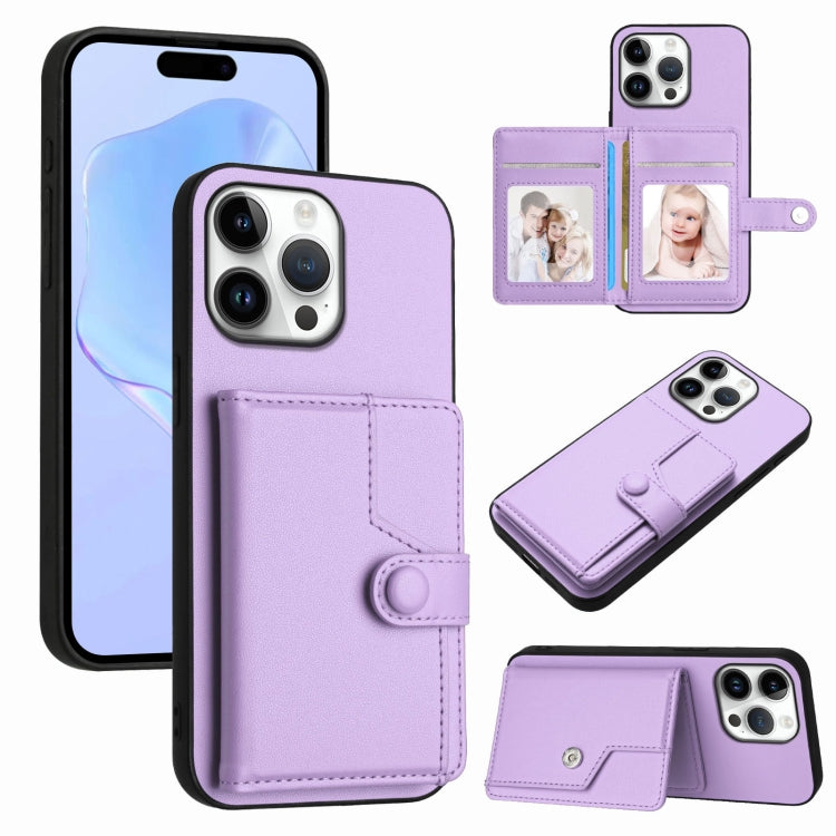 Ốp lưng điện thoại chống trộm RFID dạng túi đựng thẻ có nút bấm, dành cho iPhone 17 Pro Max, iPhone 17 Pro, iPhone 17, iPhone Air, iPhone 16 Pro Max, iPhone 16 Pro, iPhone 16 Plus, iPhone 16