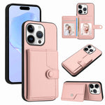 Ốp lưng điện thoại chống trộm RFID dạng túi đựng thẻ có nút bấm, dành cho iPhone 17 Pro Max, iPhone 17 Pro, iPhone 17, iPhone Air, iPhone 16 Pro Max, iPhone 16 Pro, iPhone 16 Plus, iPhone 16