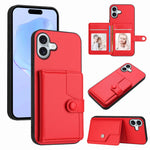 Ốp lưng điện thoại chống trộm RFID dạng túi đựng thẻ có nút bấm, dành cho iPhone 17 Pro Max, iPhone 17 Pro, iPhone 17, iPhone Air, iPhone 16 Pro Max, iPhone 16 Pro, iPhone 16 Plus, iPhone 16