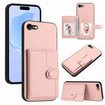 Ốp lưng điện thoại chống trộm RFID dạng túi đựng thẻ có nút bấm, dành cho iPhone SE 2022 / 2020, iPhone 13 Pro Max, iPhone 13 Pro, iPhone 13, iPhone 13 mini, iPhone 12, iPhone 12 Pro Max, iPhone 12 Pro