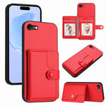 Ốp lưng điện thoại chống trộm RFID dạng túi đựng thẻ có nút bấm, dành cho iPhone SE 2022 / 2020, iPhone 13 Pro Max, iPhone 13 Pro, iPhone 13, iPhone 13 mini, iPhone 12, iPhone 12 Pro Max, iPhone 12 Pro