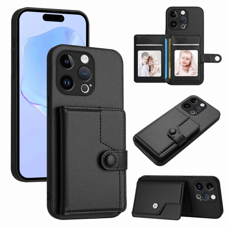 Ốp lưng điện thoại chống trộm RFID dạng túi đựng thẻ có nút bấm, dành cho iPhone SE 2022 / 2020, iPhone 13 Pro Max, iPhone 13 Pro, iPhone 13, iPhone 13 mini, iPhone 12, iPhone 12 Pro Max, iPhone 12 Pro