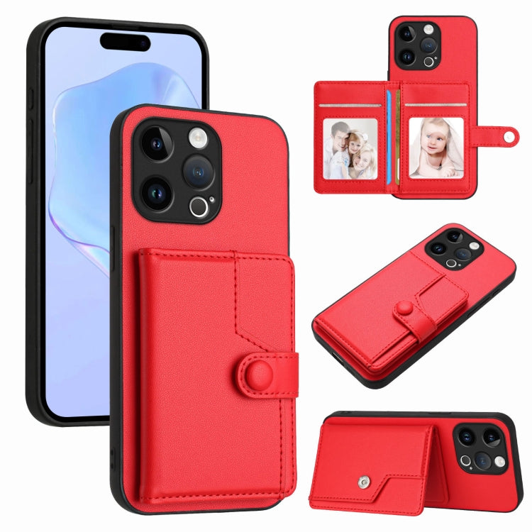 Ốp lưng điện thoại chống trộm RFID dạng túi đựng thẻ có nút bấm, dành cho iPhone SE 2022 / 2020, iPhone 13 Pro Max, iPhone 13 Pro, iPhone 13, iPhone 13 mini, iPhone 12, iPhone 12 Pro Max, iPhone 12 Pro