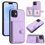 Ốp lưng điện thoại chống trộm RFID dạng túi đựng thẻ có nút bấm, dành cho iPhone SE 2022 / 2020, iPhone 13 Pro Max, iPhone 13 Pro, iPhone 13, iPhone 13 mini, iPhone 12, iPhone 12 Pro Max, iPhone 12 Pro