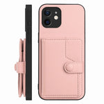 Ốp lưng điện thoại chống trộm RFID dạng túi đựng thẻ có nút bấm, dành cho iPhone 12 mini, iPhone 11 Pro Max, iPhone 11, iPhone 11 Pro, iPhone XS / X, iPhone XR, iPhone XS Max, iPhone 8 Plus / 7 Plus