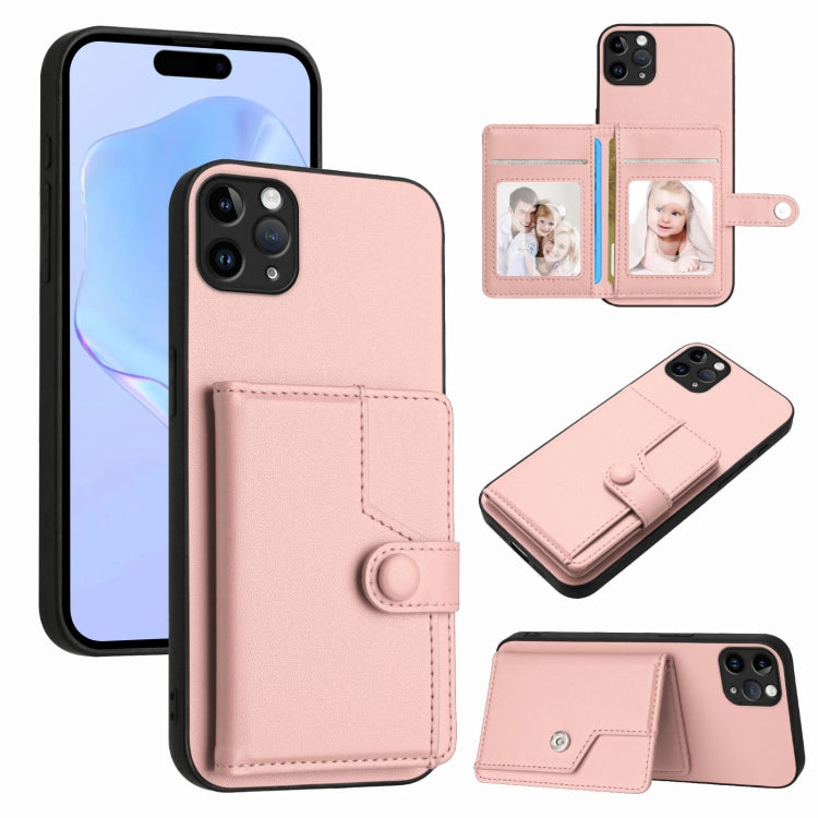 Ốp lưng điện thoại chống trộm RFID dạng túi đựng thẻ có nút bấm, dành cho iPhone 12 mini, iPhone 11 Pro Max, iPhone 11, iPhone 11 Pro, iPhone XS / X, iPhone XR, iPhone XS Max, iPhone 8 Plus / 7 Plus