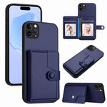 Ốp lưng điện thoại chống trộm RFID dạng túi đựng thẻ có nút bấm, dành cho iPhone 12 mini, iPhone 11 Pro Max, iPhone 11, iPhone 11 Pro, iPhone XS / X, iPhone XR, iPhone XS Max, iPhone 8 Plus / 7 Plus