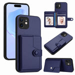Ốp lưng điện thoại chống trộm RFID dạng túi đựng thẻ có nút bấm, dành cho iPhone 12 mini, iPhone 11 Pro Max, iPhone 11, iPhone 11 Pro, iPhone XS / X, iPhone XR, iPhone XS Max, iPhone 8 Plus / 7 Plus