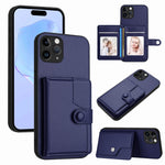 Ốp lưng điện thoại chống trộm RFID dạng túi đựng thẻ có nút bấm, dành cho iPhone 12 mini, iPhone 11 Pro Max, iPhone 11, iPhone 11 Pro, iPhone XS / X, iPhone XR, iPhone XS Max, iPhone 8 Plus / 7 Plus