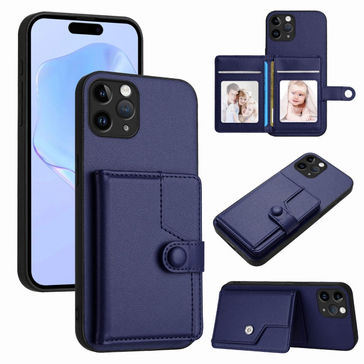 Ốp lưng điện thoại chống trộm RFID dạng túi đựng thẻ có nút bấm, dành cho iPhone 12 mini, iPhone 11 Pro Max, iPhone 11, iPhone 11 Pro, iPhone XS / X, iPhone XR, iPhone XS Max, iPhone 8 Plus / 7 Plus