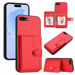 Ốp lưng điện thoại chống trộm RFID dạng túi đựng thẻ có nút bấm, dành cho iPhone 12 mini, iPhone 11 Pro Max, iPhone 11, iPhone 11 Pro, iPhone XS / X, iPhone XR, iPhone XS Max, iPhone 8 Plus / 7 Plus