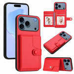 Ốp lưng điện thoại chống trộm RFID dạng túi đựng thẻ có nút bấm, dành cho iPhone 17 Pro Max, iPhone 17 Pro, iPhone 17, iPhone Air, iPhone 16 Pro Max, iPhone 16 Pro, iPhone 16 Plus, iPhone 16