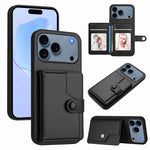 Ốp lưng điện thoại chống trộm RFID dạng túi đựng thẻ có nút bấm, dành cho iPhone 17 Pro Max, iPhone 17 Pro, iPhone 17, iPhone Air, iPhone 16 Pro Max, iPhone 16 Pro, iPhone 16 Plus, iPhone 16