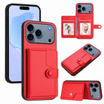 Ốp lưng điện thoại chống trộm RFID dạng túi đựng thẻ có nút bấm, dành cho iPhone 17 Pro Max, iPhone 17 Pro, iPhone 17, iPhone Air, iPhone 16 Pro Max, iPhone 16 Pro, iPhone 16 Plus, iPhone 16