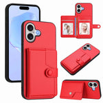 Ốp lưng điện thoại chống trộm RFID dạng túi đựng thẻ có nút bấm, dành cho iPhone 17 Pro Max, iPhone 17 Pro, iPhone 17, iPhone Air, iPhone 16 Pro Max, iPhone 16 Pro, iPhone 16 Plus, iPhone 16