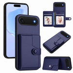 Ốp lưng điện thoại chống trộm RFID dạng túi đựng thẻ có nút bấm, dành cho iPhone 17 Pro Max, iPhone 17 Pro, iPhone 17, iPhone Air, iPhone 16 Pro Max, iPhone 16 Pro, iPhone 16 Plus, iPhone 16