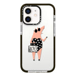 Simple Illustration Pattern Full Coverage Phone Case, For iPhone 12