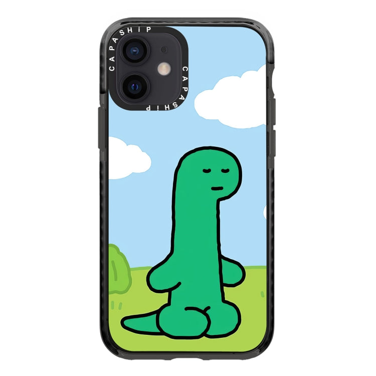 Simple Illustration Pattern Full Coverage Phone Case, For iPhone 12 mini