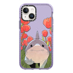 Simple Illustration Pattern Full Coverage Phone Case, For iPhone 14 Plus