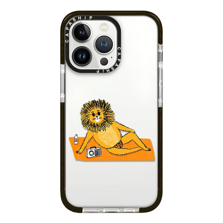 Simple Illustration Pattern Full Coverage Phone Case, For iPhone 14 Pro Max