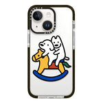Simple Illustration Pattern Full Coverage Phone Case, For iPhone 15