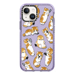 Simple Illustration Pattern Full Coverage Phone Case, For iPhone 15