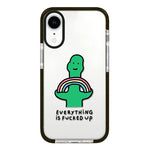 Simple Illustration Pattern Full Coverage Phone Case, For iPhone XR