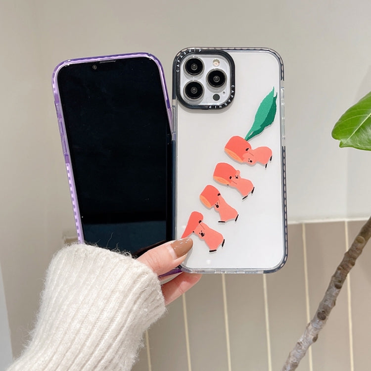 Simple Illustration Pattern Full Coverage Phone Case, For iPhone 16 Pro Max