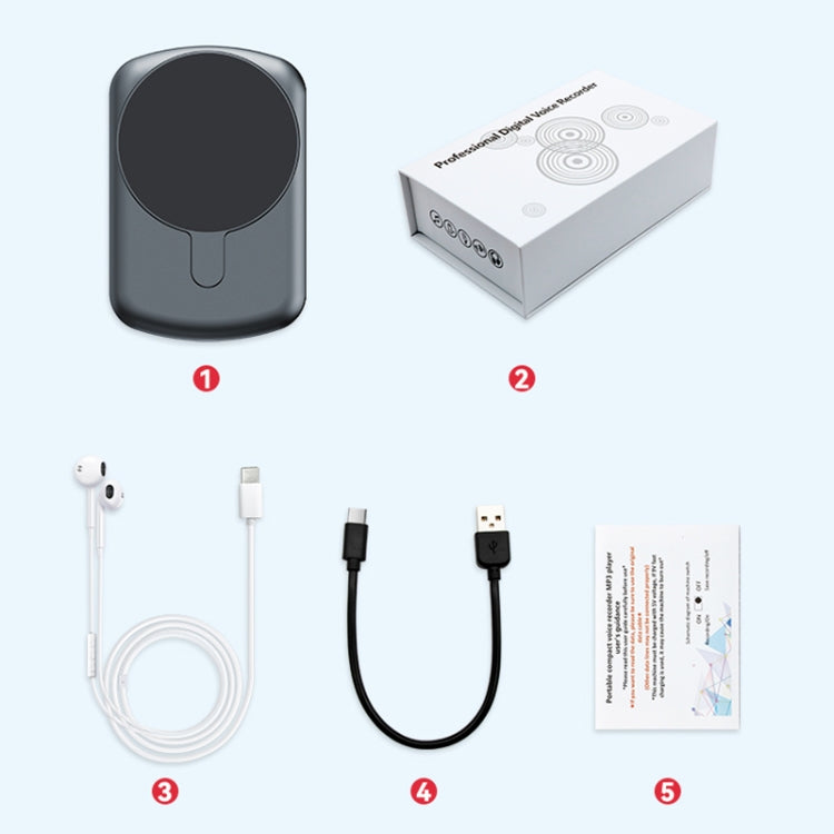 Phiên bản ghi âm cuộc gọi di động từ tính mạnh A1A, 8GB, 16GB, 32GB, 64GB, 128GB